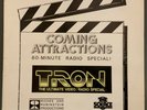 Coming Attractions-Tron , 60-Min Radio Special Promo LP,  1982 The Source