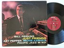 Bill Perkins - Just Friends. M-401. G+/F+. 1st US  Vinyl Record LP. Art Pepper.