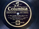 VAN PHILLIPS & HIS BAND - ‘IF I HAD A TALKING PICTURE OF YOU’ COLUMBIA 78 EE+