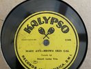 Kalypso Records Mento Calypso Mary Ann-Brown Skin Gal-Denzil Laing Trio 78 rpm