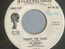 DOO WOP 45 VIC DONNA & PARAKEETS ATLAS 1075 (DJ) COUNT THE TEARS / LOVE WAS A ..