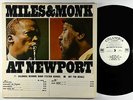 Miles & Monk - At Newport LP - Columbia - CL 2178 2-Eye Mono VG++ PROMO