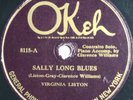 Virginia Liston - Sally Long Blues / You Don't Know My Mind Blues, OKeh 8115, 78