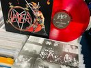 Slayer ‎– Show No Mercy RARE TRANSLUCENT RED VINYL LP with MISPRINTED LABELS