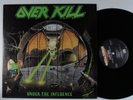 OVERKILL Under The Influence MEGAFORCE/ATLANTIC LP VG+/VG++ c