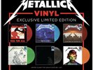METALLICA EXCLUSIVE LIMITED EDITION 6 COLORED LP VINYL SET KILL RIDE MASTER
