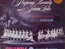TCHAIKOVSKY Swan Lake Sleeping Beauty Karajan Columbia blue silver SAX 2306 LP