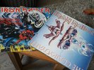 IRON MAIDEN 2 X 12INCH ORIGINAL RECORDS. NUMBER OF THE BEAST AND THE CLAIRVOYANT