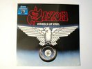 SAXON WHEELS OF STEEL LP 2018 IMPORT SWIRL VINYL NWOBHM