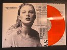 RARE Reputation by Taylor Swift (Translucent Orange Vinyl, 2-Disc Set), Used.