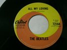 1964 The Beatles  45 Record  All My Loving - This Boy   Capitol  Canada  72144