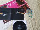 PINK FLOYD - Dark side of the moon (1973 UK Harvest + 2 Stickers/1 Poster) EX/EX