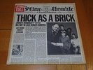 JETHRO TULL - Thick As A Brick - 1972 UK first press Vinyl LP -  A 3U / B 2U ..