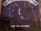 metallica ride the lightning rare finland press lp
