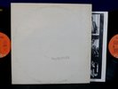 BEATLES White Album (orange/tan) US RE vinyl LP w/ poster VG+