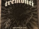 Tremonti MARCHING IN TIME White/Black Marble vinyl SIGNED ART Creed Alter Bridge