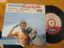 disque johnny hallyday chante les filles+centreur+languette