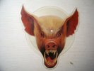 WASP PIG HEAD SHAPED  PICTURE DISC  PIG 109      ANIMAL  AND  SHOW NO MERCY