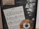 Eric Clapton Layla Goldene Single Schallplatte