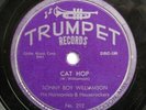 Sonny Boy Williamson 78 Cat Hop / Too Close Together TRUMPET 212 R&B blues E-