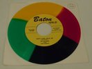 Repro 45  The Rivileers  Don't Ever Leave Me   Baton  Multi Colored Vinyl