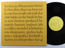 SECTION 25 Always Now FACTORY LP VG+ uk die-cut cover with poster d