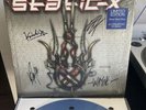 STATIC X MACHINE 2LP VG++ BLUE SWIRL VINYL AUTOGRAPHED SIGNED /500