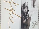 KYLIE MINOGUE WORD IS OUT 12 INCH UK LTD EDITION REMIX, AUTOGRAPHED ENGRAVING