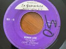 GENE VINCENT - Woman Love / Gonna Back Up Baby - RARE DOMINICAN REPUBLIC 45