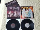 MANOWAR X 2 LP Battle hymns / Into glory ride (UK Liberty/MFN origs+inner) EX-