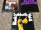 BLACK SABBATH SABOTAGE MASTER OF REALITY SABBATH VOL 4 HARD ROCK VINYL 3X LP LOT