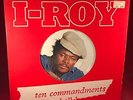 I ROY Ten Commandments 1980 UK YELLOW Vinyl LP virgin records original 10