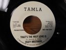 ISLEY BROTHERS THATS THE WAY LOVE IS /(SAME) NORTHERN SOUL 1966 45 RPM VINYL