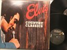 Elvis Presley 2-Disc Lp Country Classics On Rca - Vg+ To Vg++ / Vg++