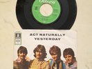THE BEATLES Act Naturally / Yesterday*FAMOUS 60s GERMAN HIPPIE COVER*GREEN ODEON
