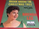 BRENDA LEE Rockin' Around The Christmas Tree DECCA OG PIC SLEEVE 45 Great Shape