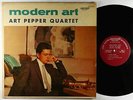 Art Pepper Quartet - Modern Art LP - Score - SLP 4030 Mono DG