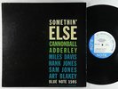 Cannonball Adderley - Somethin' Else LP - Blue Note Mono DG RVG Ear 47 W 63rd