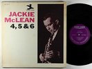 Jackie McLean - 4, 5 & 6 LP - New Jazz - NJLP 8279 Mono RVG