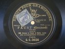Beyle Gresse & Laute Gounod Faust Single Side 78 RPM G&T G.C.-34130