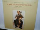 Bylsma, BACH: 6 SUITES UNACCOMPANIED CELLO, LP record 3 LPs BOXED SET, NM scarce