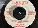Rare Rural Rockabilly Blues Bopper Aldon Hewitt & Thomas Anthony 45 Hawk Eye Hea