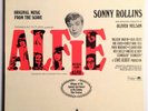 SONNY ROLLINS- ALFIE 1966 IMPULSE STEREO LP RECORD A-9111 VAN GELDER VINYL VG++
