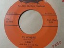 LENNY AND HIS LUCKY SIX - TU NOMBRE - PARA VIGO ME VOY - NEW 45 FALCON 1743 ROCK