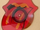 Rolling Stones UK Import  NM  - She Was Hot 45 - RS Logo Shaped & Colored Vinyl