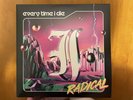every time I die radical clear w/ yellow and purple splatter vinyl
