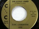 LOU CHRISTIE 45 Gypsy Cried/Red Sails In Sunset VG+ on C&C Rock n Doo Wop mc1