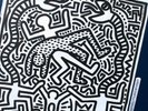 ORIGINAL 1983 KEITH HARING ART PRINT & VINYL LP EX RARE