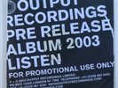 The Rapture - Echoes Original 2003 Promo Vinyl LP Output / DFA OPRDFA007