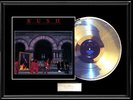 RUSH MOVING PICTURES WHITE GOLD PLATINUM TONE RECORD LP ALBUM NON RIAA FRAME
